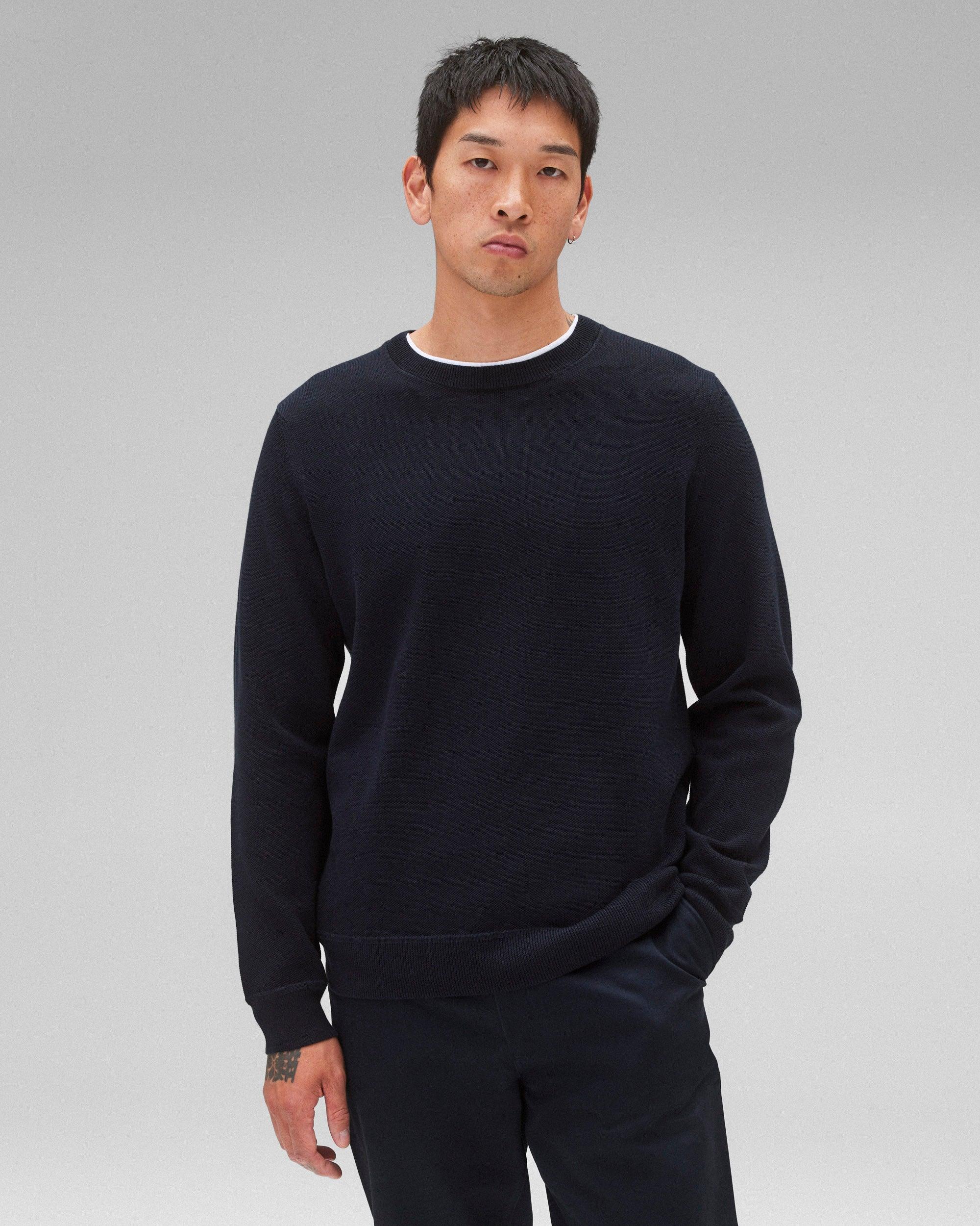 Supima Pique Ace Crewneck Male Product Image