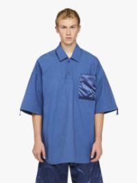 QUILTED POCKET POLO TOP in blue | JW Anderson US  Product Image
