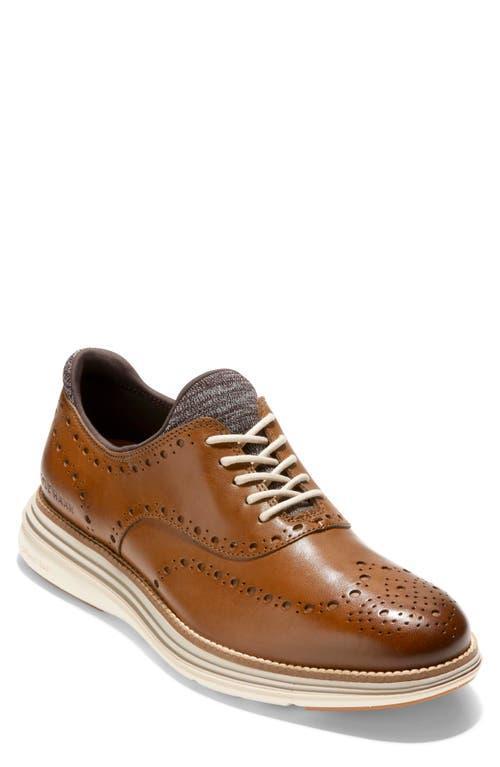 Cole Haan Mens riginal Grand Ultra Wingtip Oxford Shoes - Brown Size 8.5 Waterproof Product Image