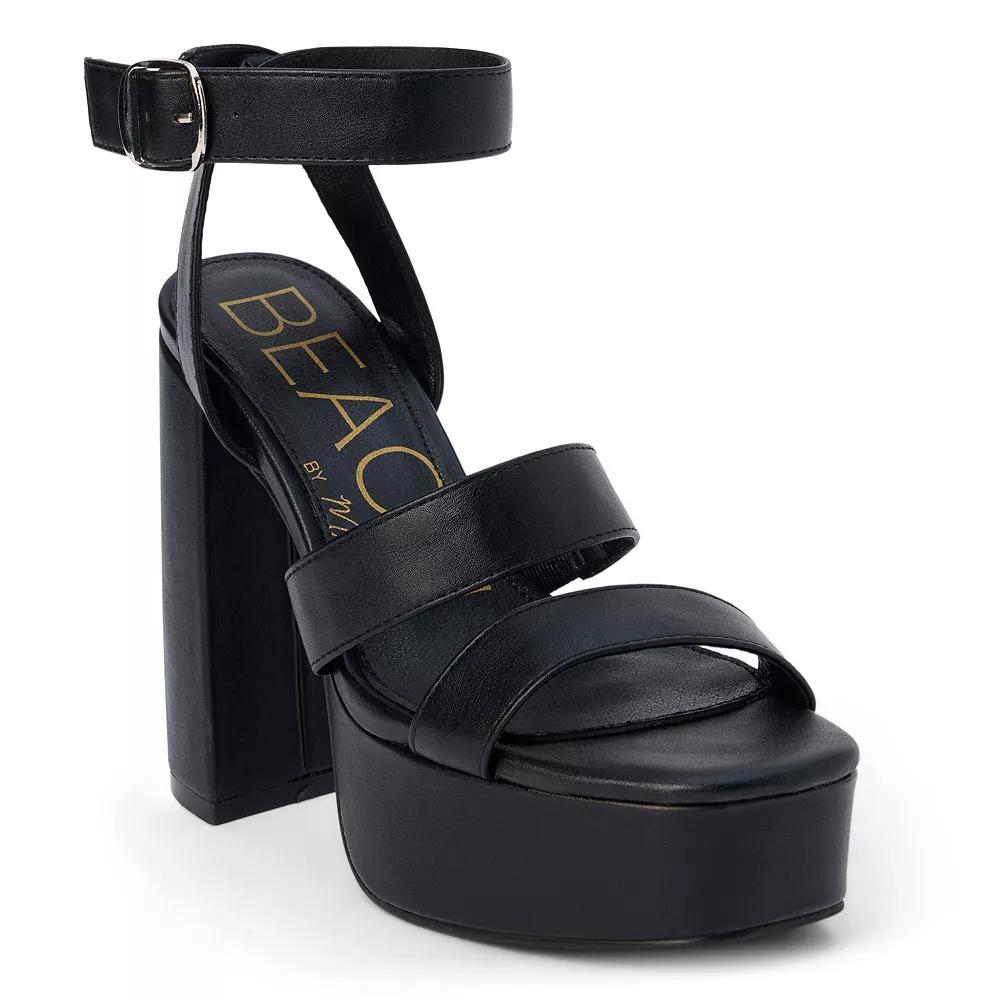 Beach by Matisse Savage Women's Platform Heels, Size: 5, Black Product Image
