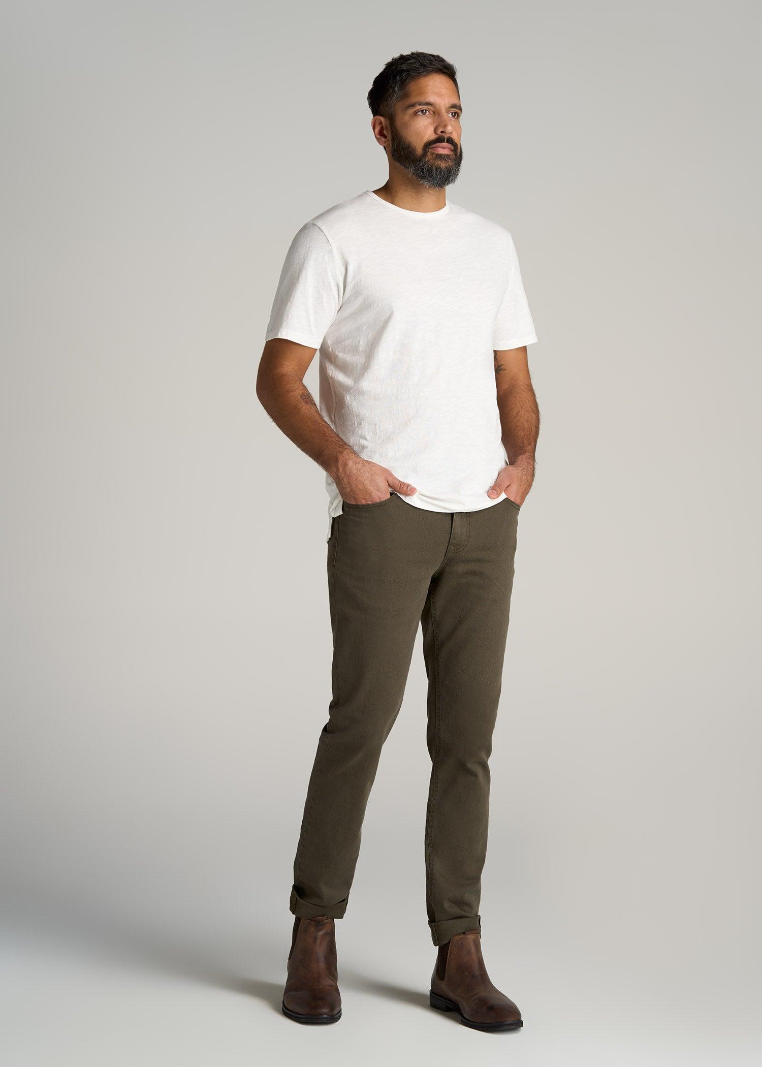 REGULAR-FIT Slub Tee in Navy - Tall Men's Shirts Product Image