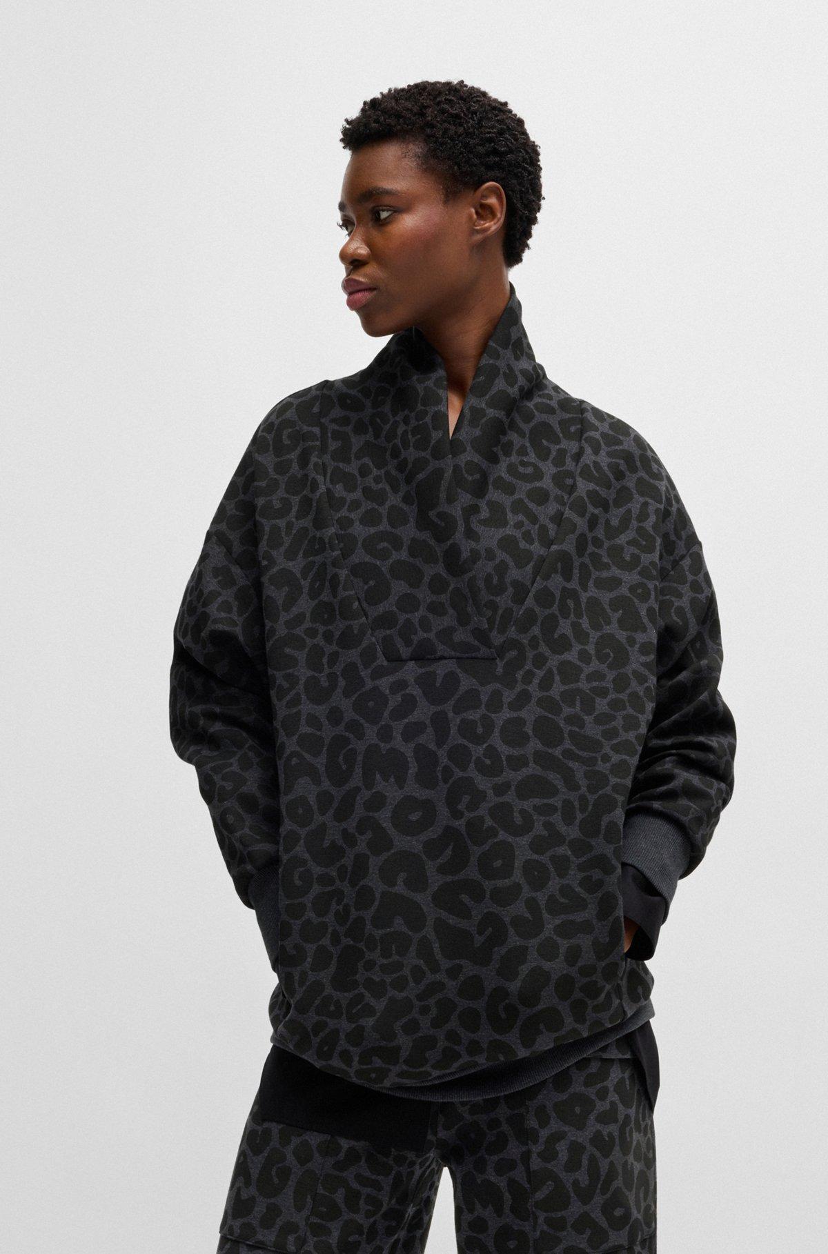 NAOMI x BOSS animal-print sweatshirt with energear™ Product Image