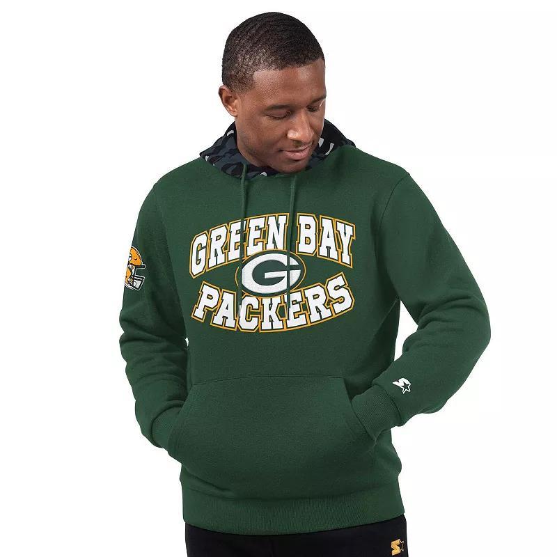 Mens Starter Royal New England Patriots Thursday Night Gridiron Vintage Logo Pullover Hoodie Product Image