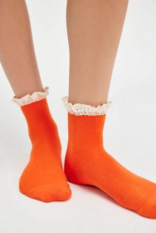 Beloved Waffle Knit Ankle Socks Product Image