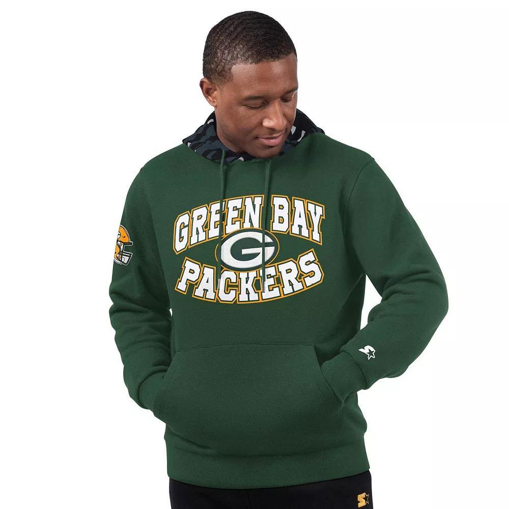 Mens Starter Royal New England Patriots Thursday Night Gridiron Vintage Logo Pullover Hoodie Product Image