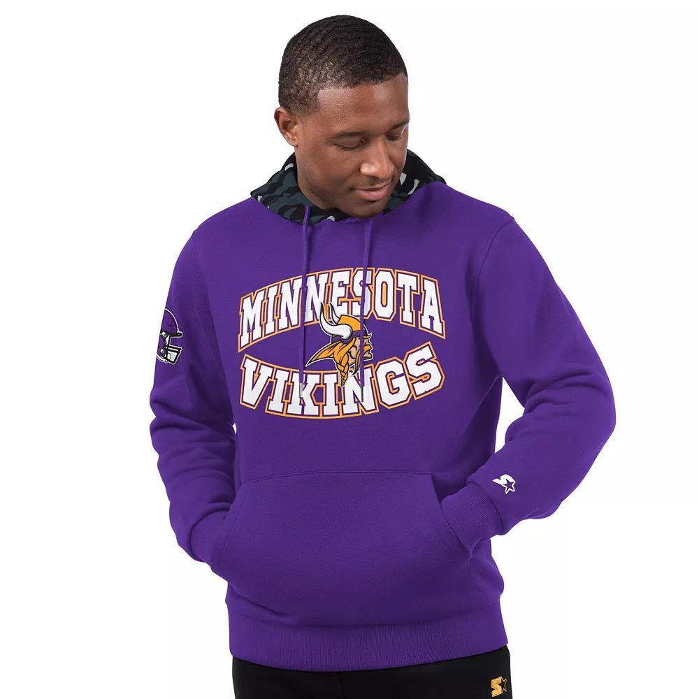 Men's Starter Purple Minnesota Vikings Thursday Night Gridiron Pullover Hoodie, Size: Medium Product Image