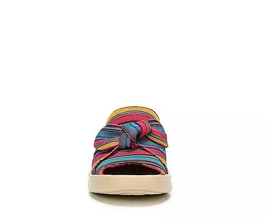 LifeStride Smile Women's Washable Wedge Slide Sandals, Size: 10, Elemental Blue Product Image