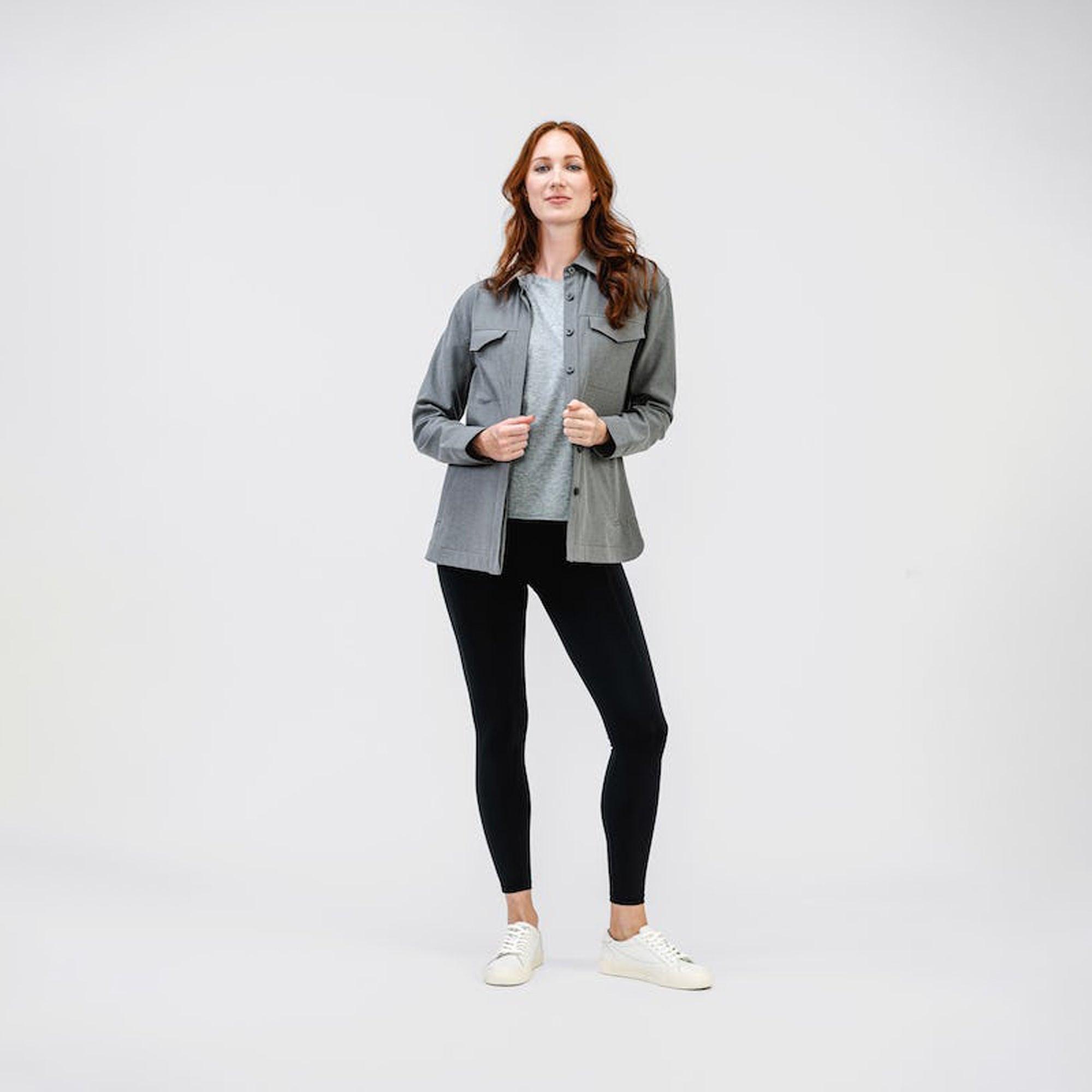 Women's Fusion Overshirt - Medium Grey Heather Female Product Image