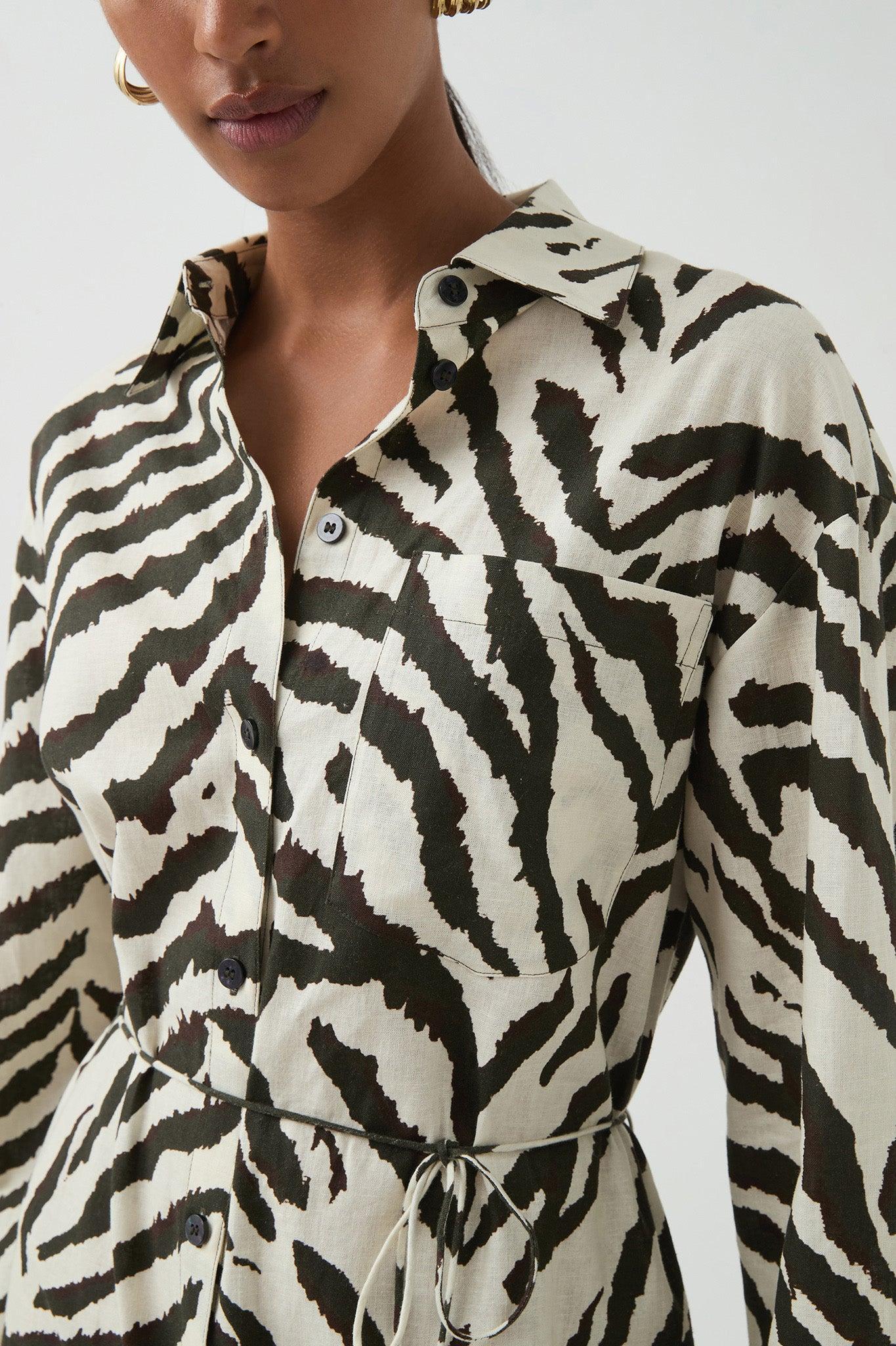 Georgie Maxi Shirt Dress Product Image