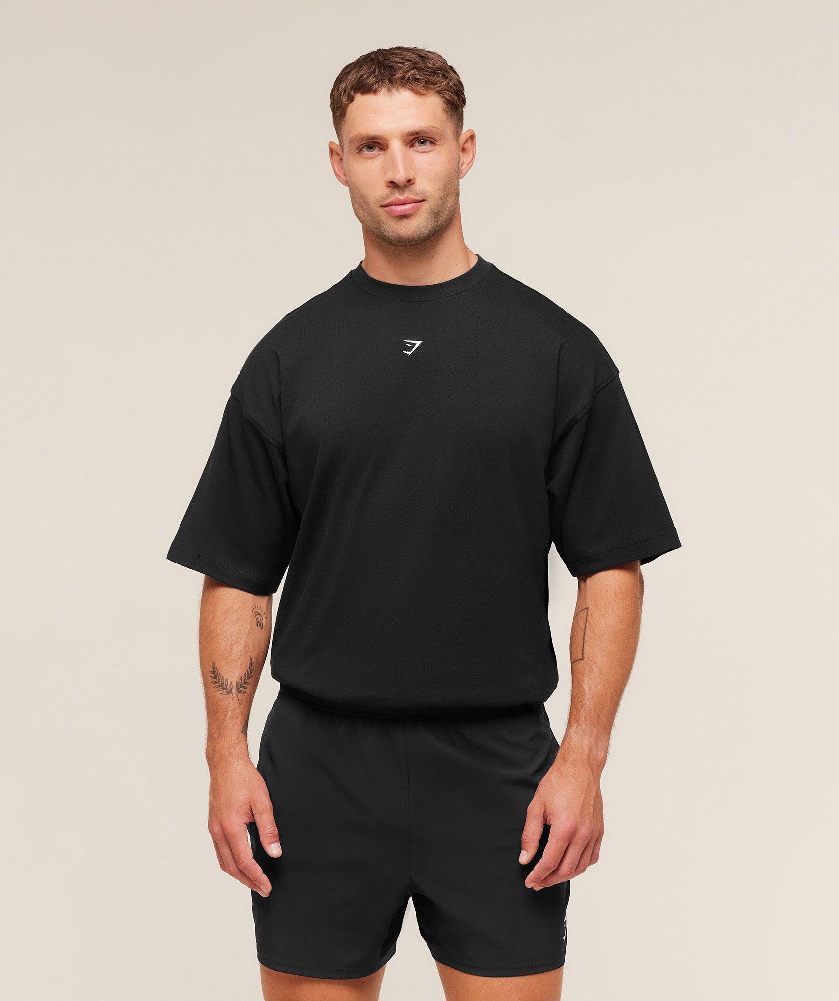 Gymshark GSCC T-Shirt - Black Male Product Image