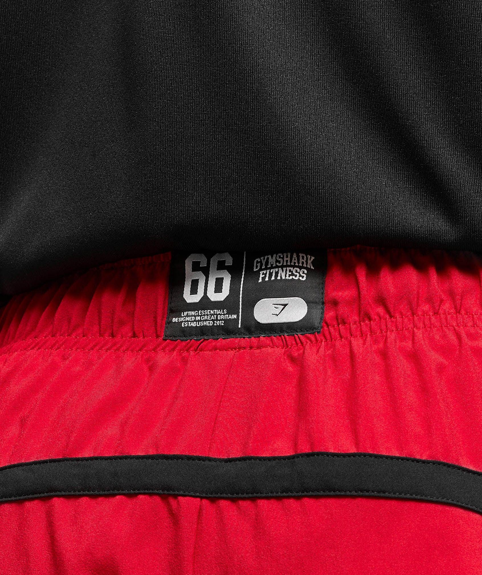 Gymshark Varsity 7" Shorts - Conditioning Red Male Product Image