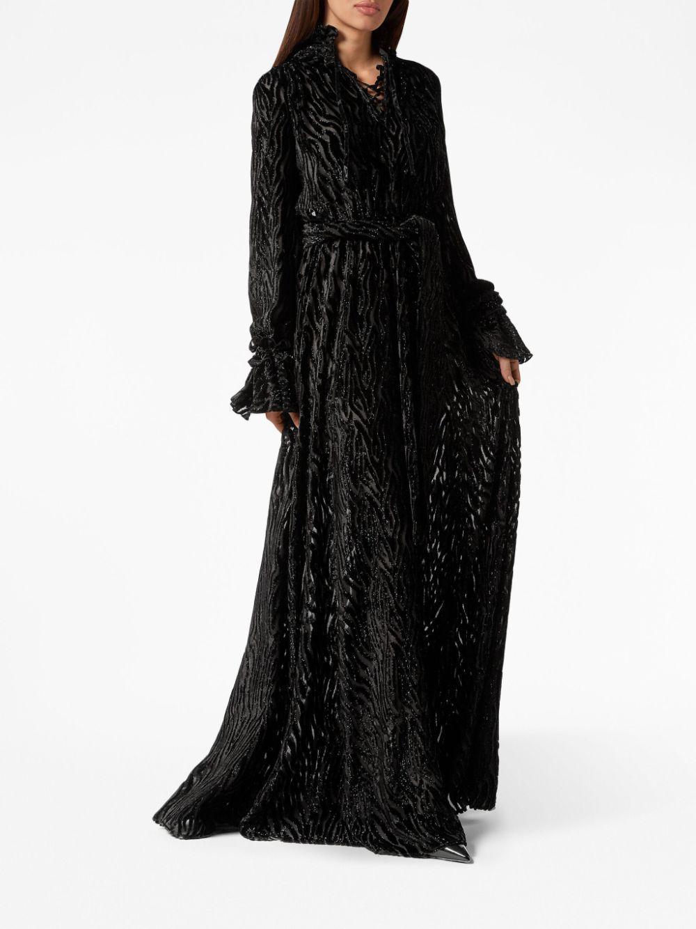 Chiffon Gipsy devoré-effect dress Product Image