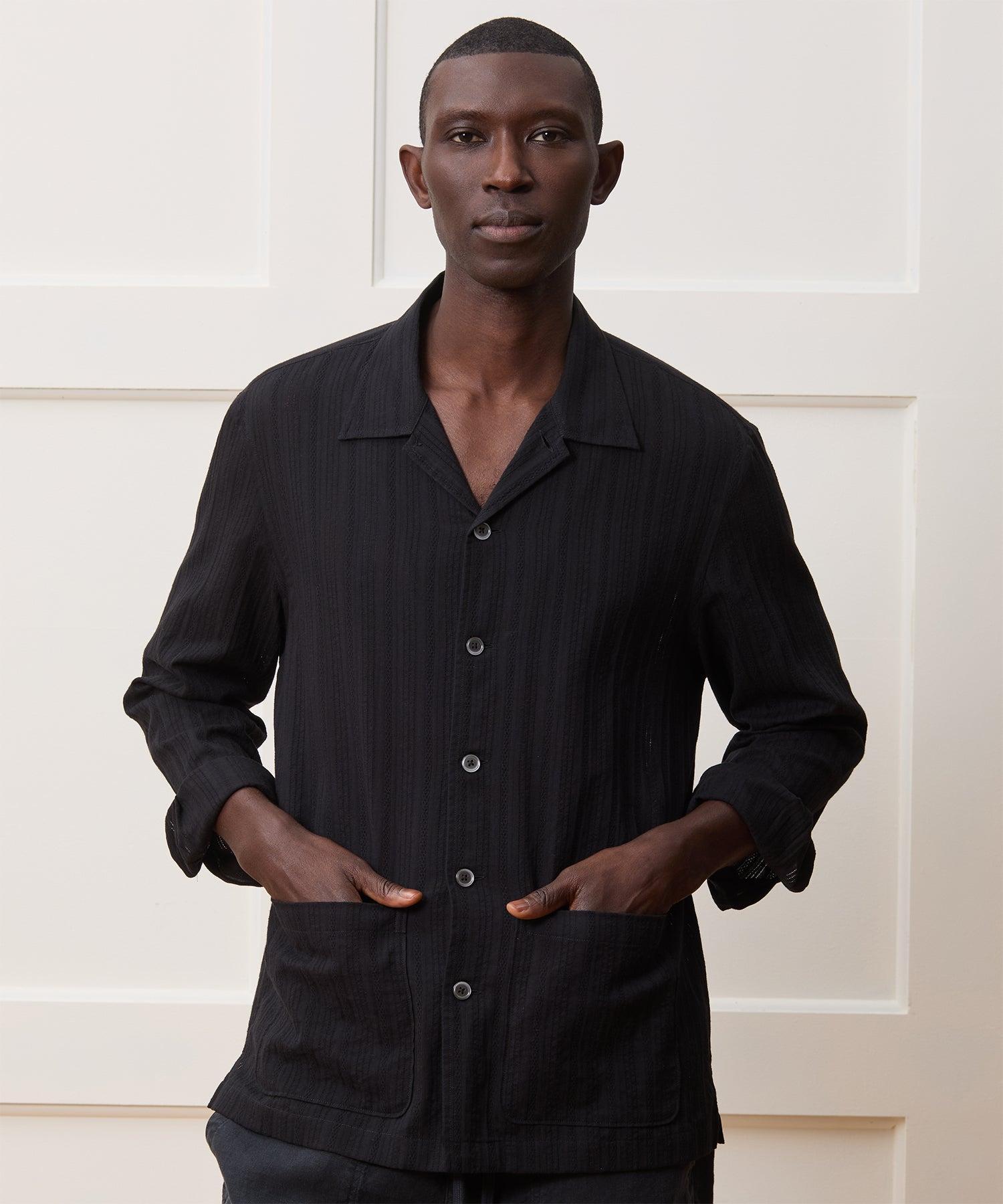 Cotton Jacquard Overshirt Product Image
