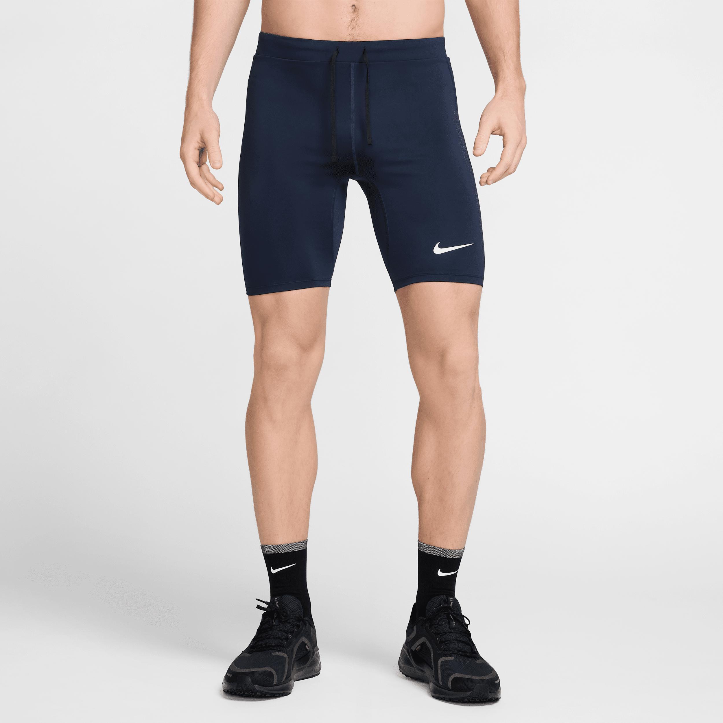 Nike Men's Fast Dri-FIT Brief-Lined Running 1/2-Length Tights Product Image
