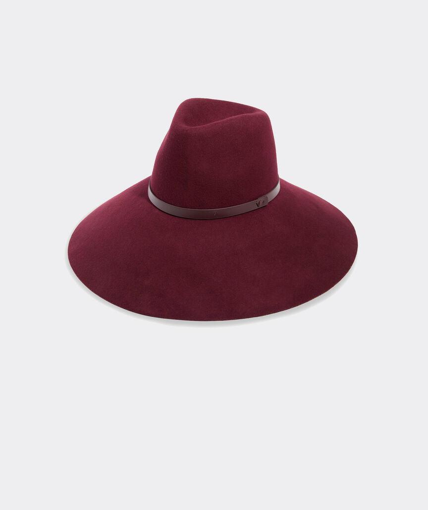 Wide Brim Wool Felt Fedora Product Image