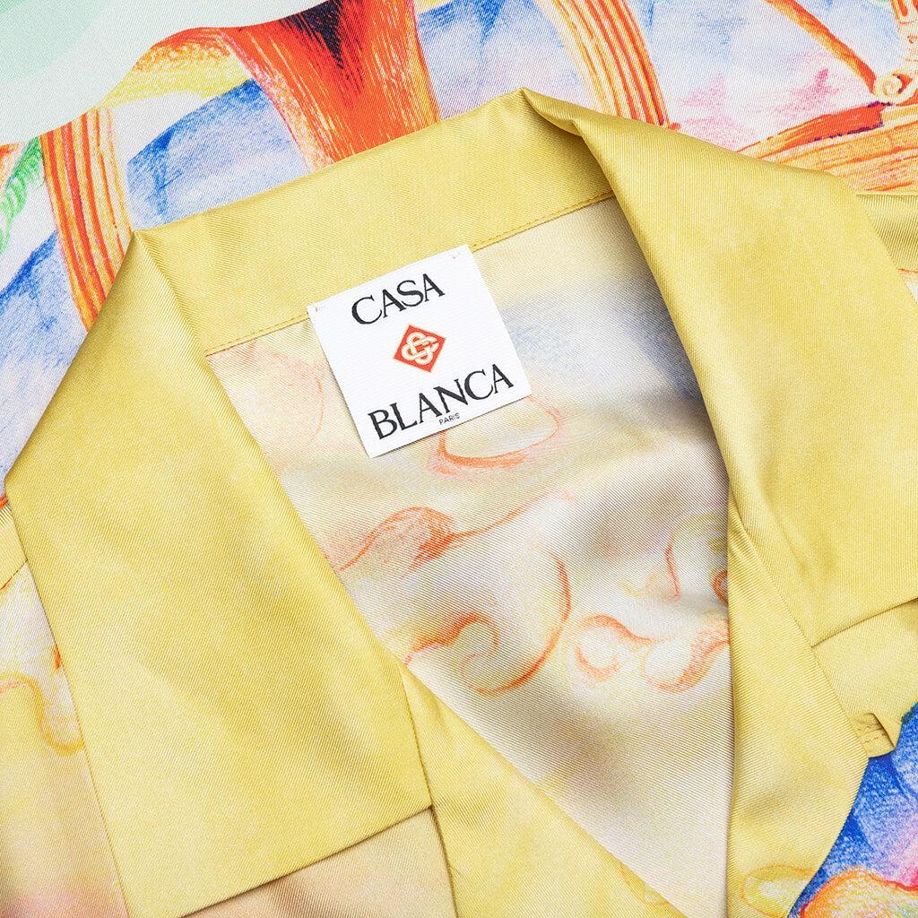 Natures Teacher S/S Cuban Collar Shirt - Multi Male Product Image