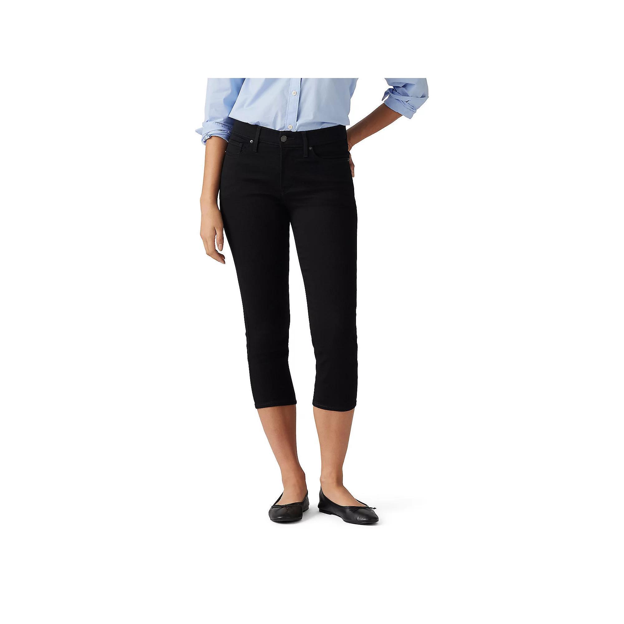 Women's Levi's® 311 Shaping Capris, Size: 30(US 10)Medium, Black Product Image
