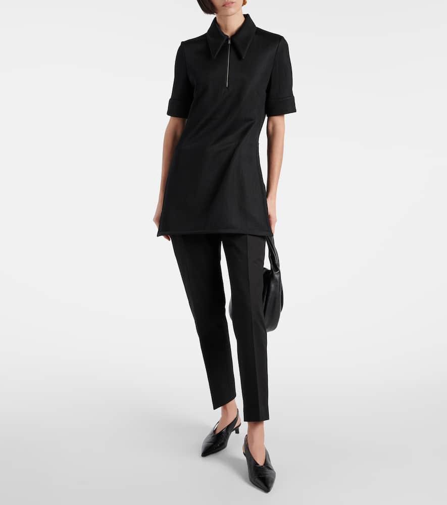 JIL SANDER Cotton Gabardine Pants In Black Product Image