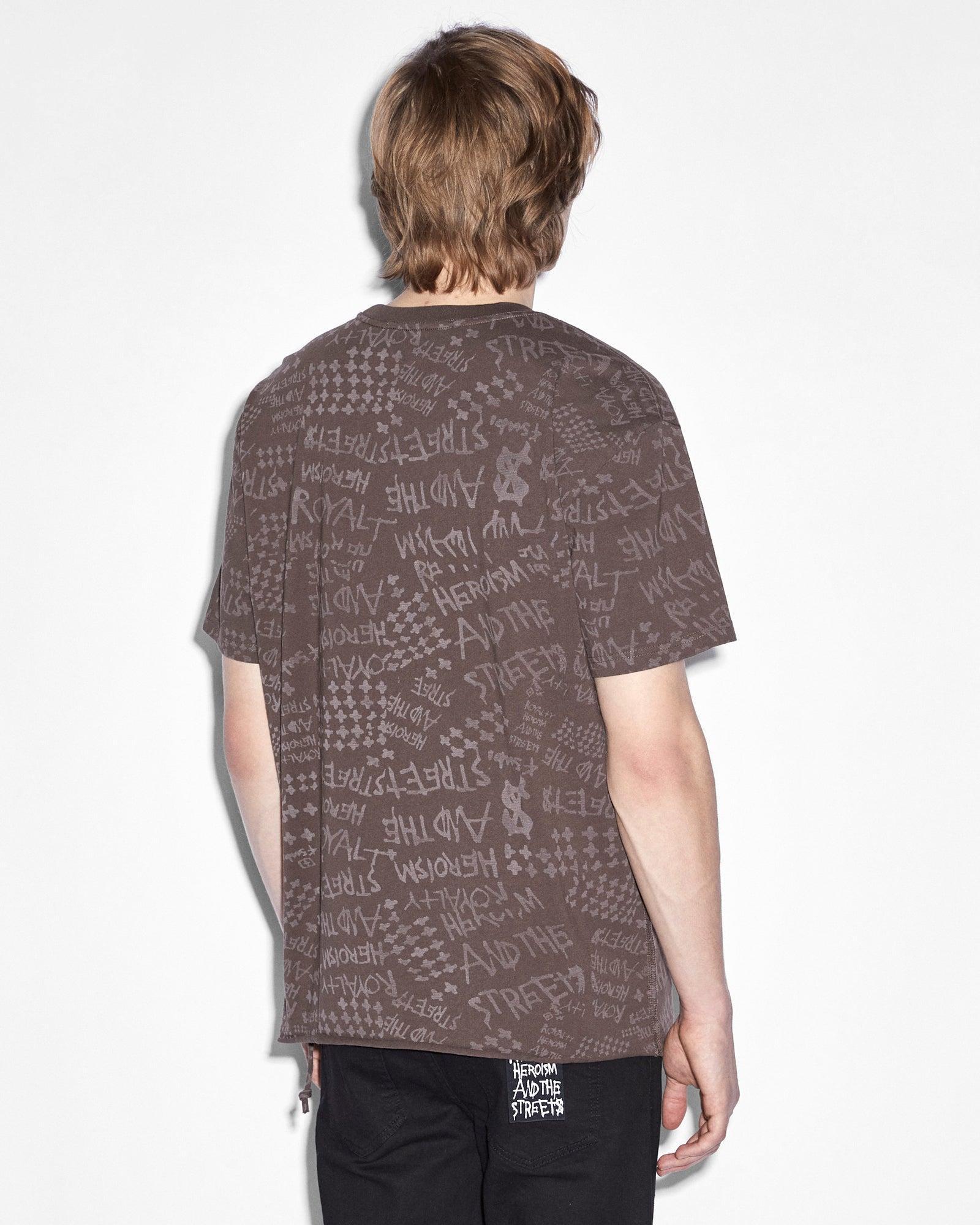 Mens Embossed Cotton T-Shirt Product Image