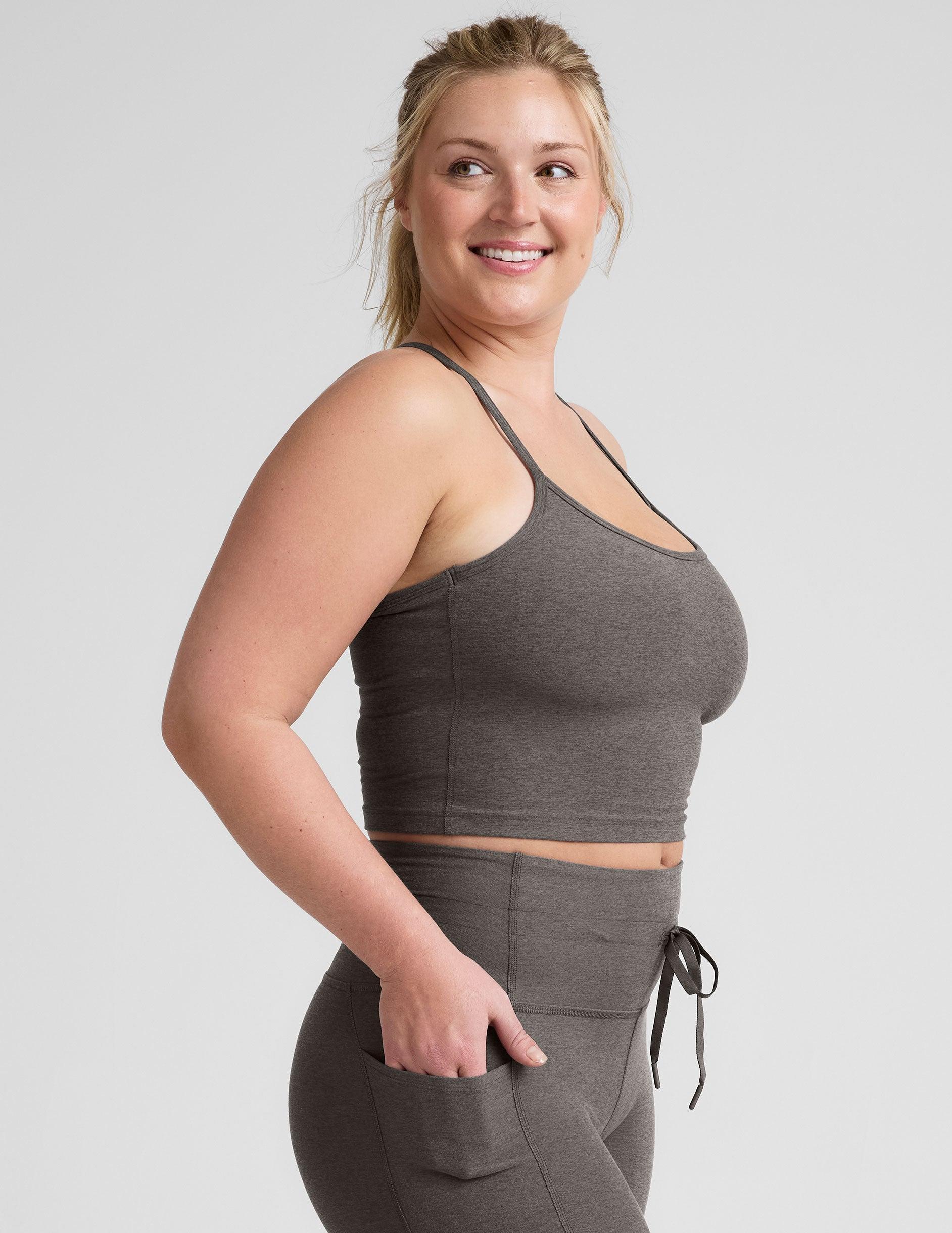Spacedye Slim Racerback Cropped Tank Product Image