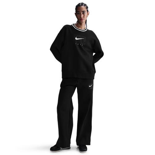 Nike Sportswear Phoenix Fleece Women's Oversized Graphic Crew-Neck Sweatshirt Product Image