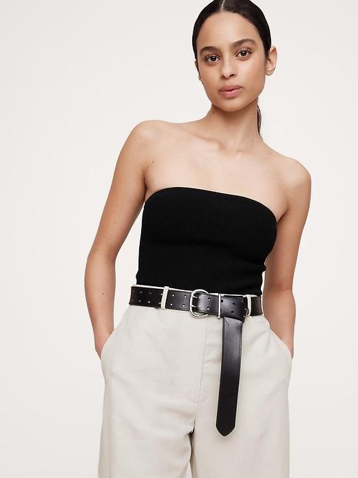 High-Rise Barrel Tencel™-Linen Pant Product Image