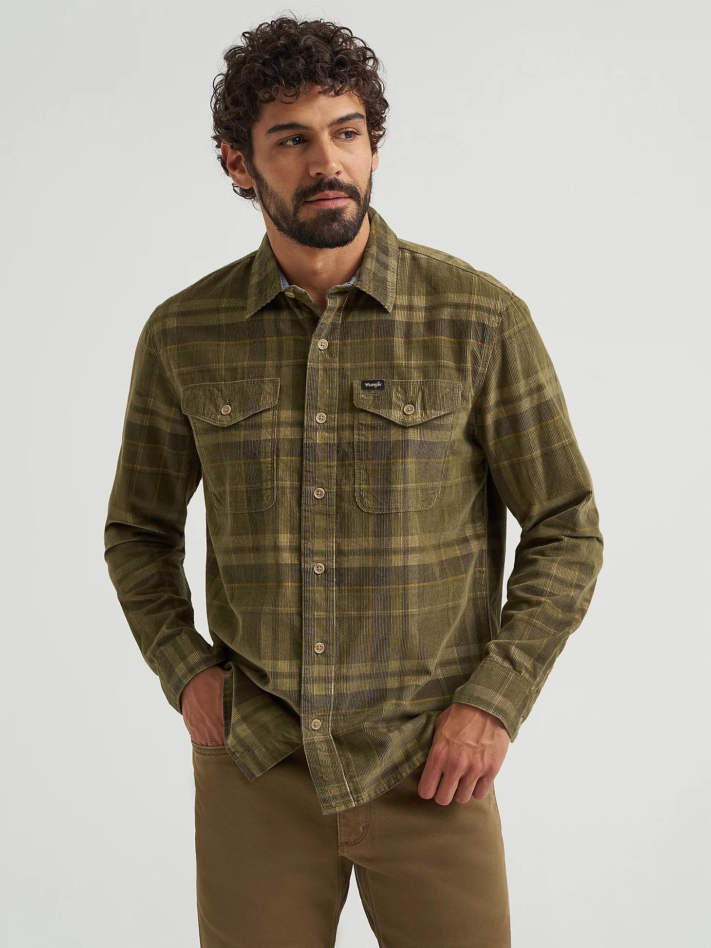 Men's Corduroy Shirt | Men's SHIRTS | Wrangler® Product Image