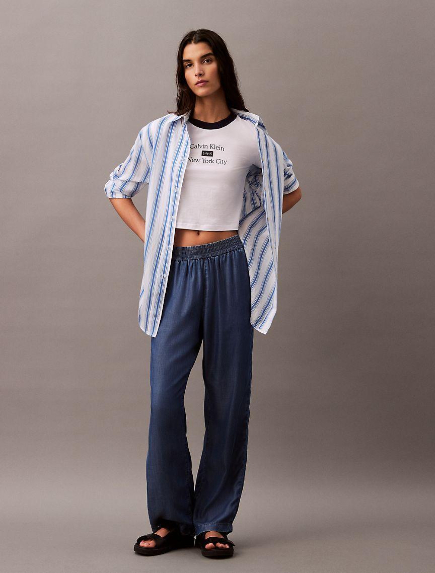 Logo Graphic Cropped Classic T-Shirt Product Image