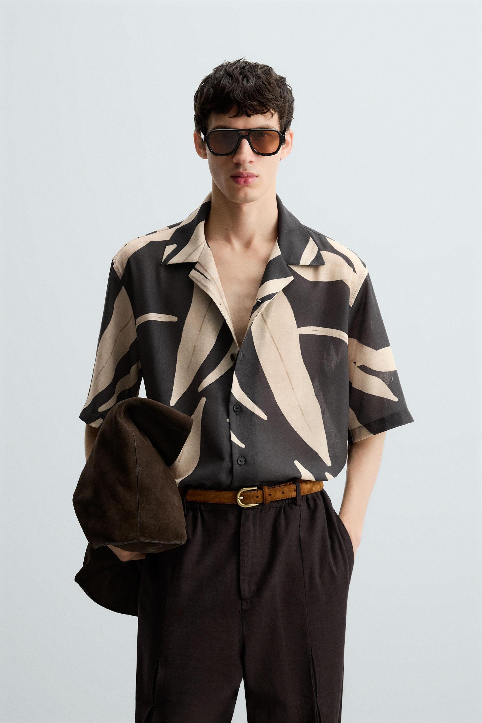 LEAF PRINT SHIRT Product Image
