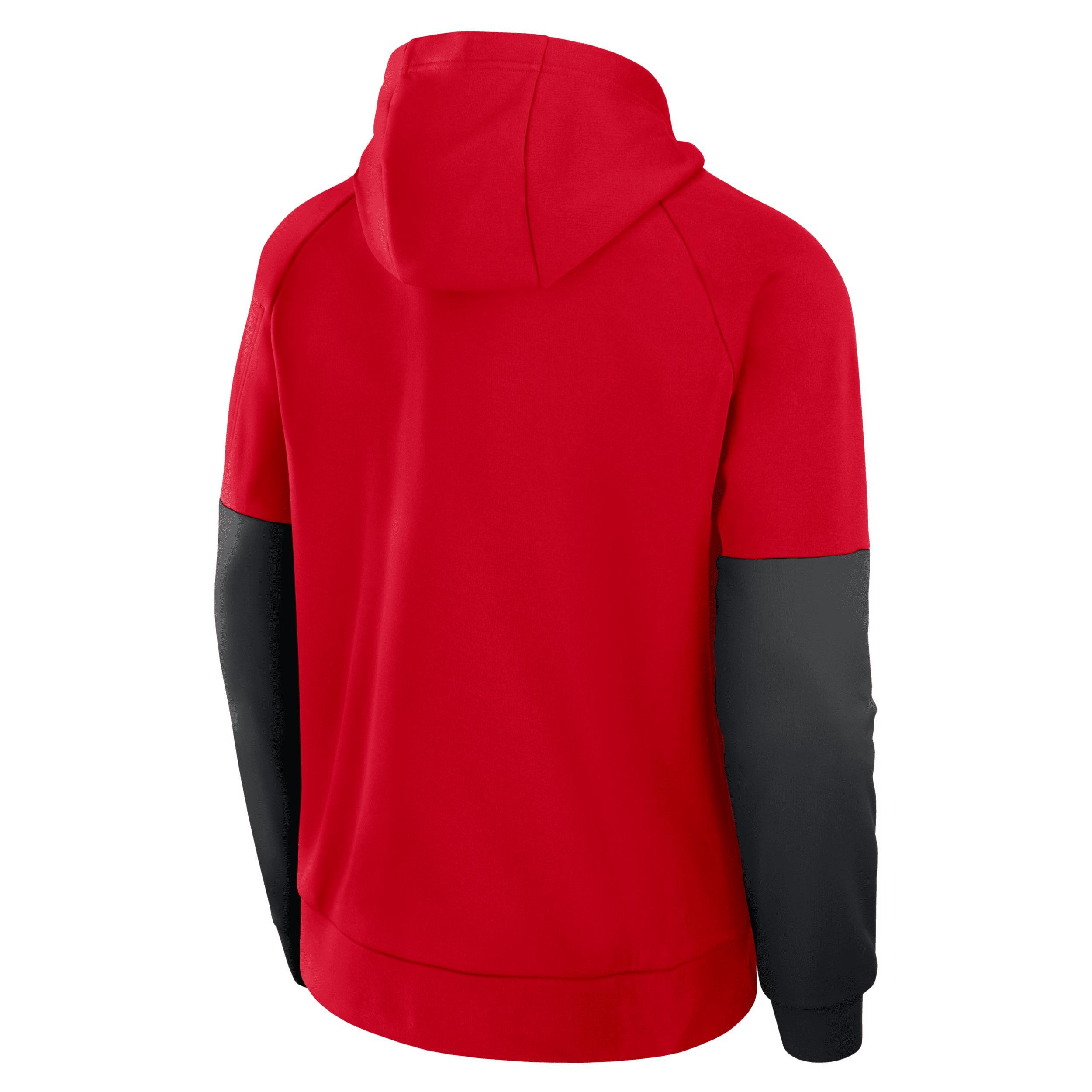 Men's Ohio State Buckeyes Fitness Menâs Nike Therma College Pullover Hoodie Product Image