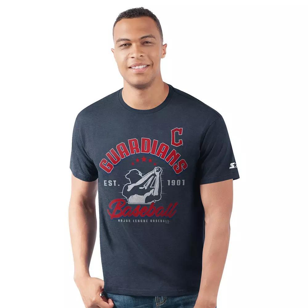 Men's Starter  Navy Seattle Mariners Prime Time Batter T-Shirt, Size: Small, Blue Product Image