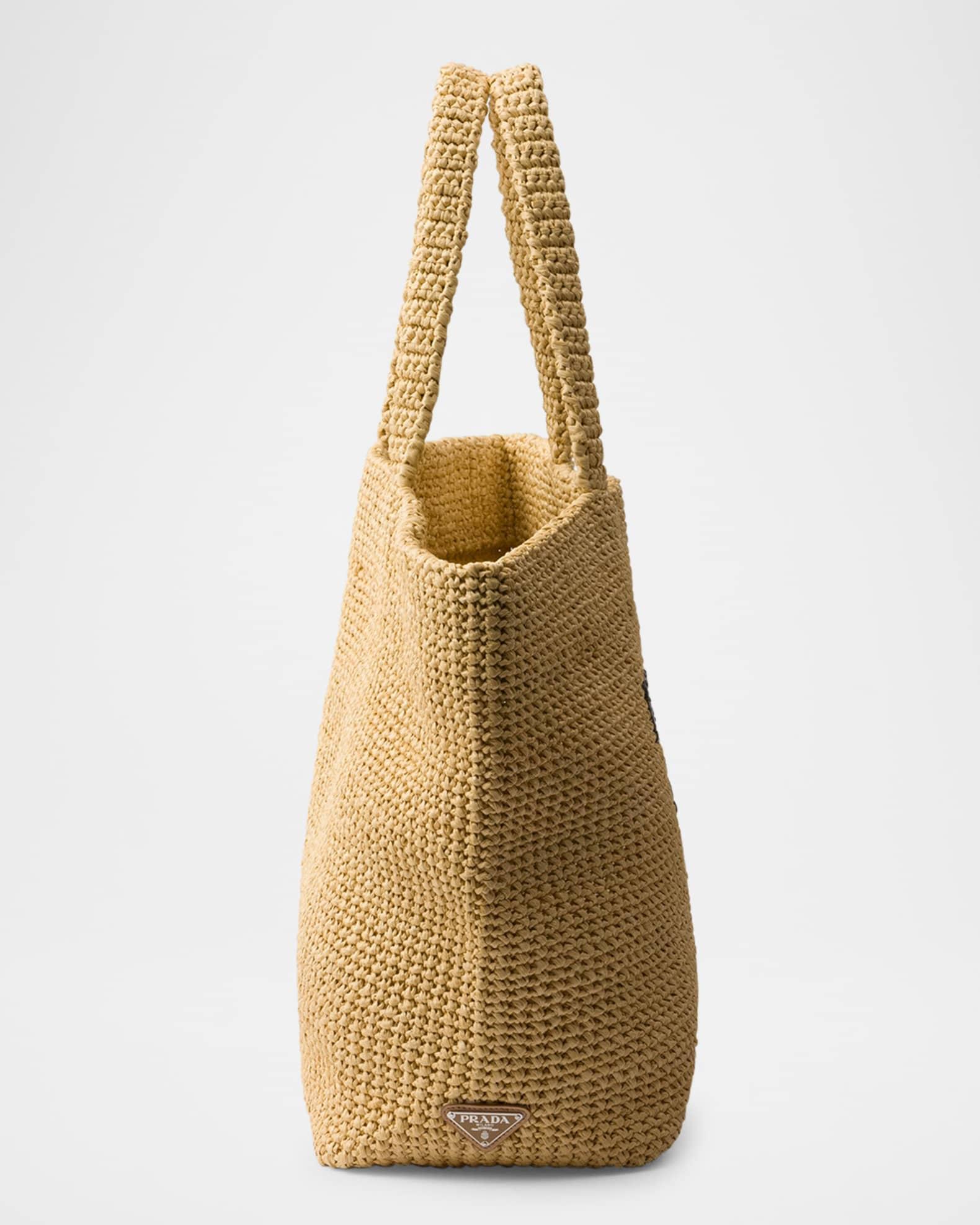 Men's Crochet Logo-Embroidered Tote Bag Product Image