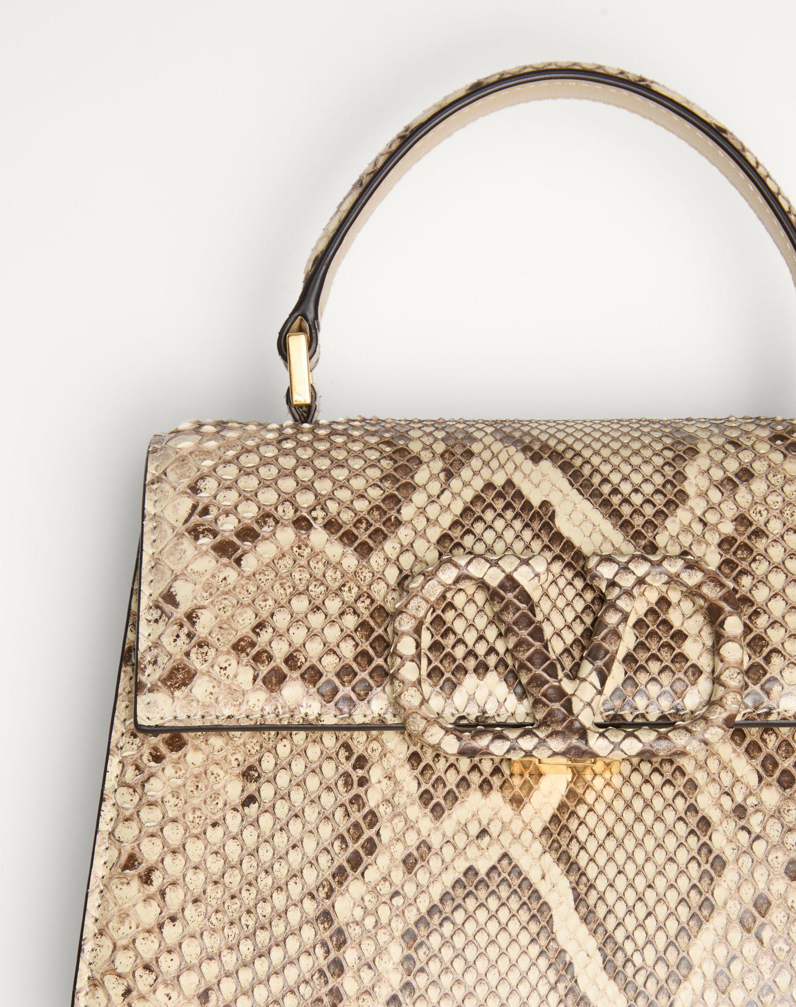 Valentino Garavani Vsling Small Python Handbag Product Image