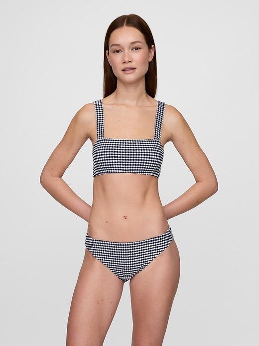 Colorblock Bandeau Bikini Top Product Image