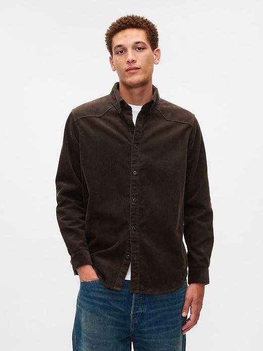 Corduroy Western Shirt Product Image