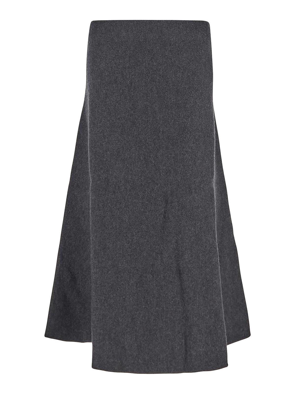 JIL SANDER Skirts In Grey Product Image