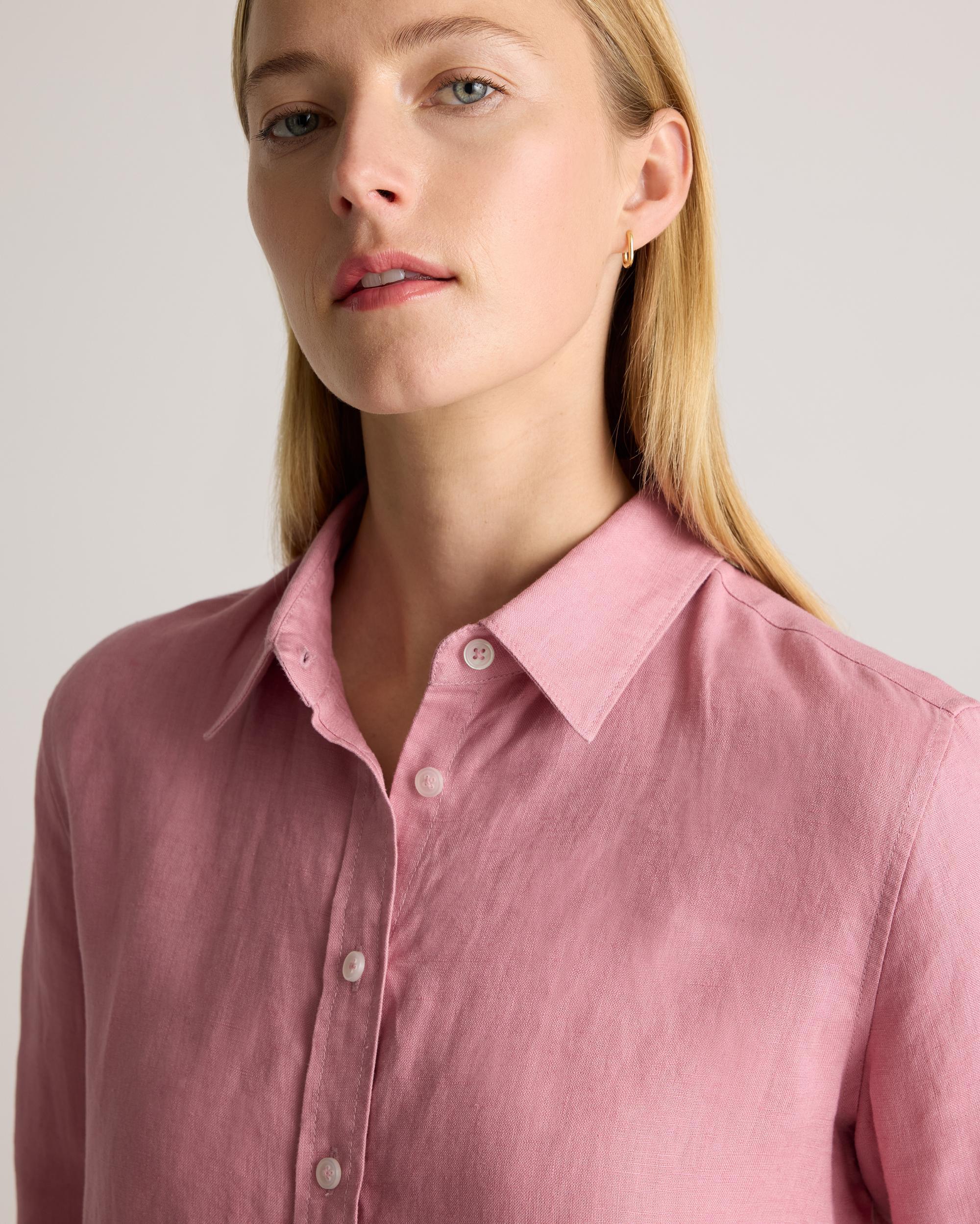Quince | Women's 100% European Linen Long Sleeve Shirt Product Image