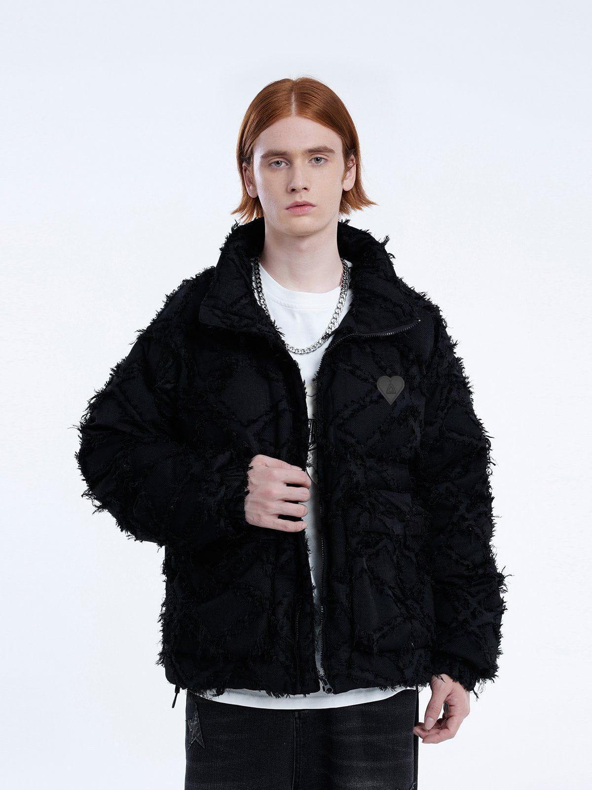 Aelfric Eden Solid Fringe Puffer Down Coat Product Image