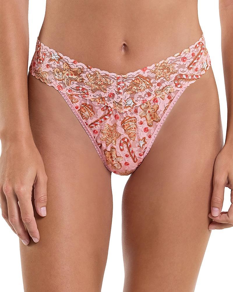 Hanky Panky Signature Lace Printed Original Rise Thong (Staycation) Women's Underwear Product Image