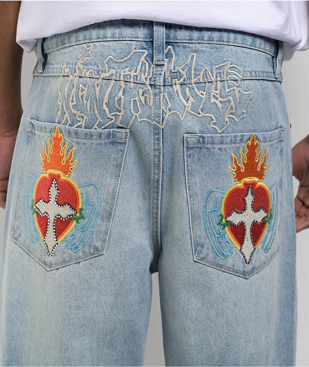 Ninth Hall Ambush Sacred Light Blue Wash Jeans Product Image
