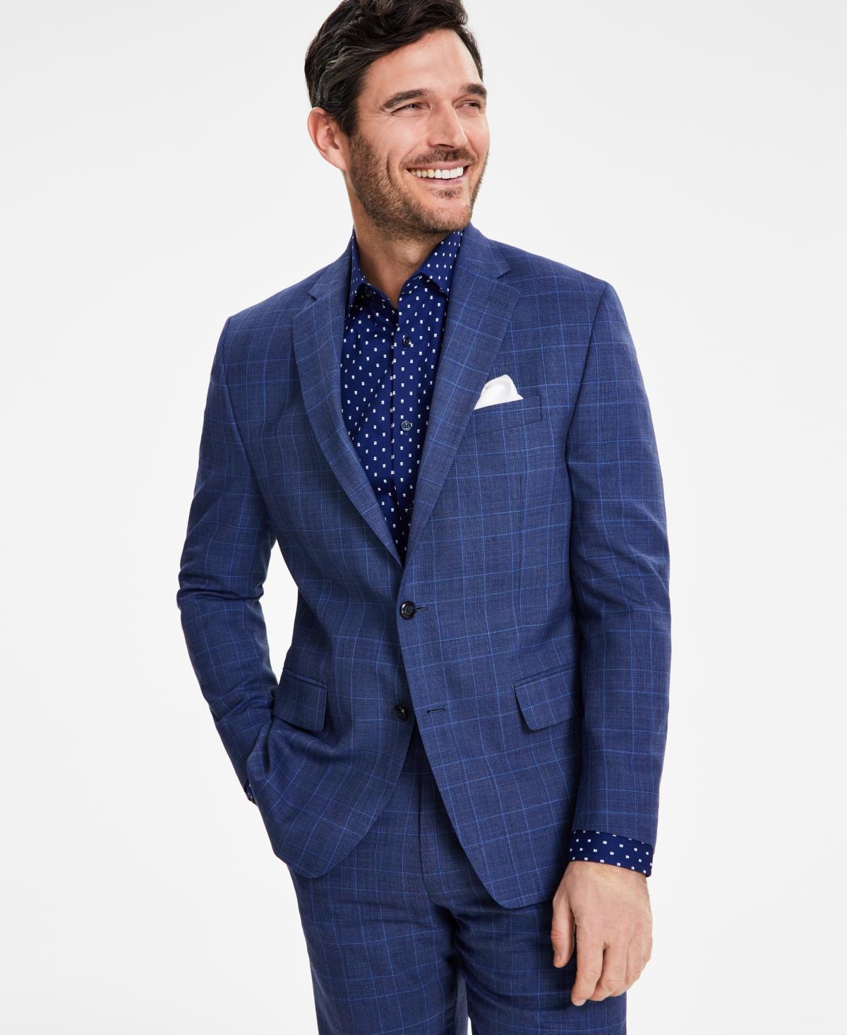 Michael Kors Mens Classic-Fit Stretch Wool-Blend Suit Jacket Product Image