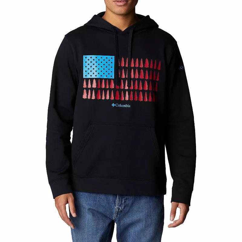 Men's Columbia Trek Graphic Fleece Hoodie, Size: XXL, Delta Tree Product Image