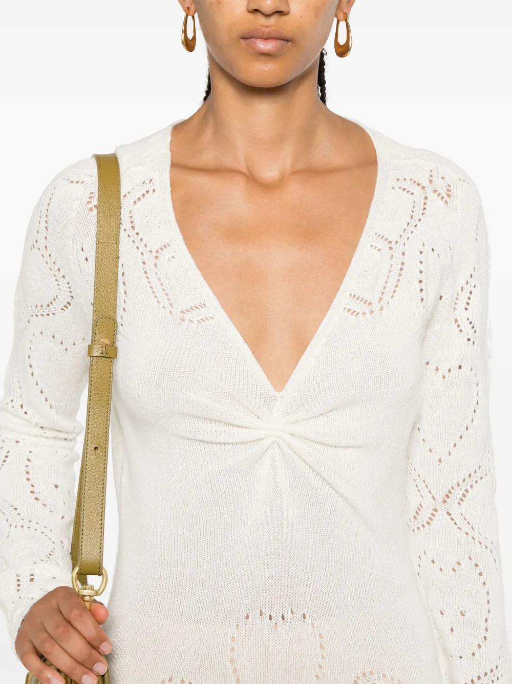 pointelle-knit maxi dress Product Image