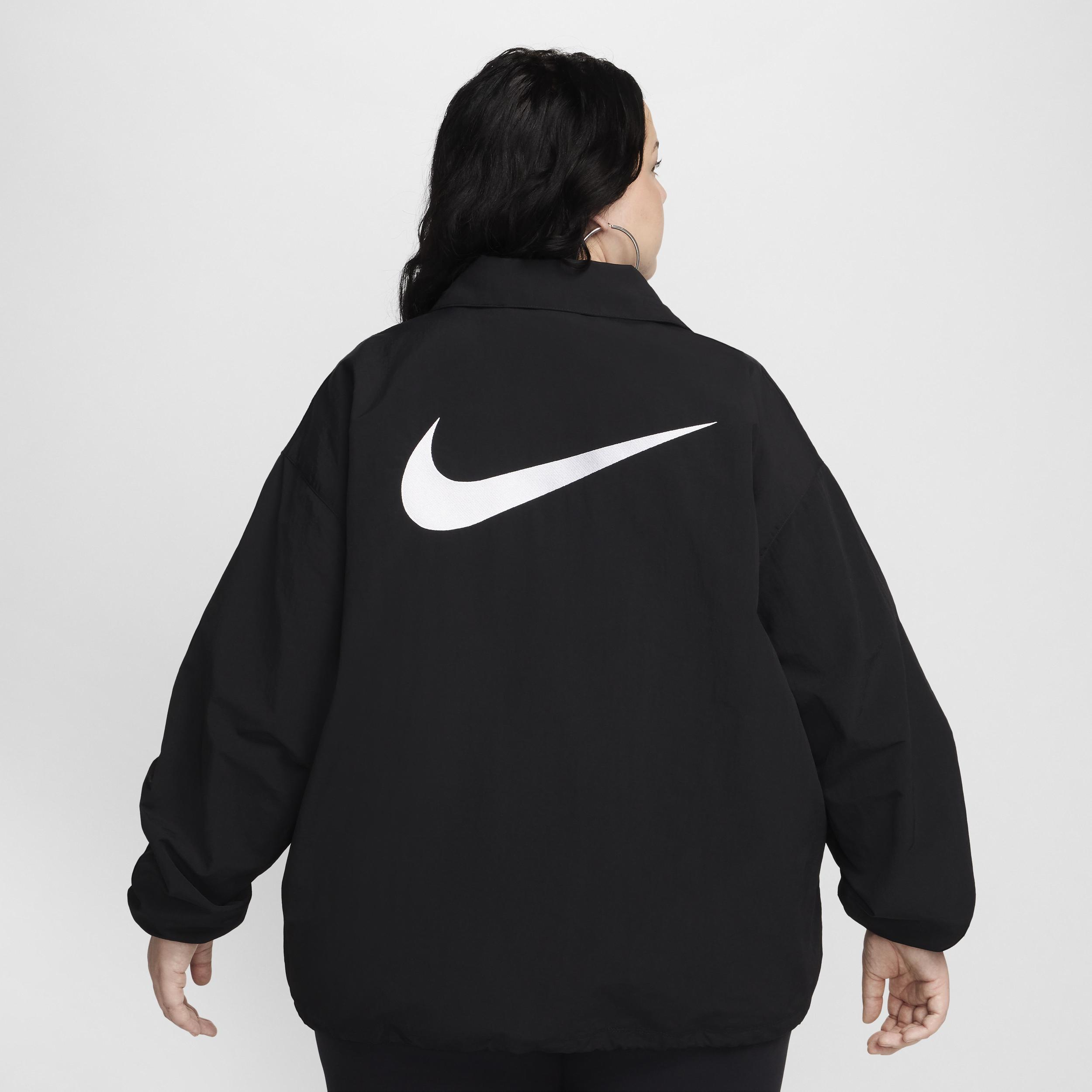 Nike Sportswear Essential Women's Oversized UV Woven Coaches' Jacket (Plus Size) Product Image