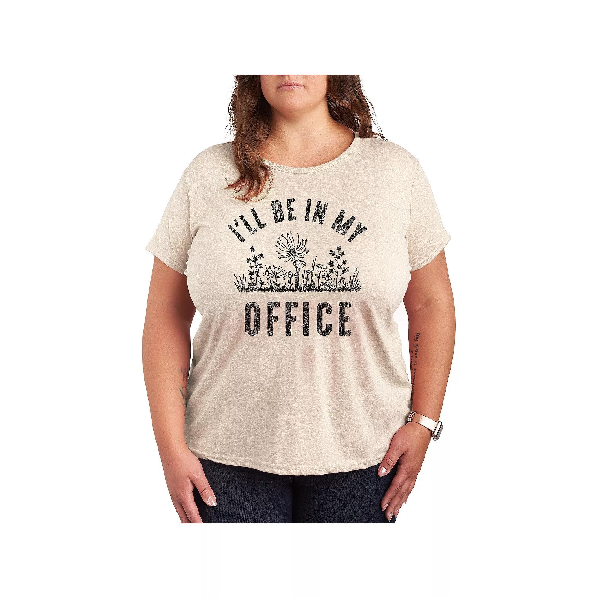 Plus Ill Be In My Office Graphic Tee, Womens Product Image