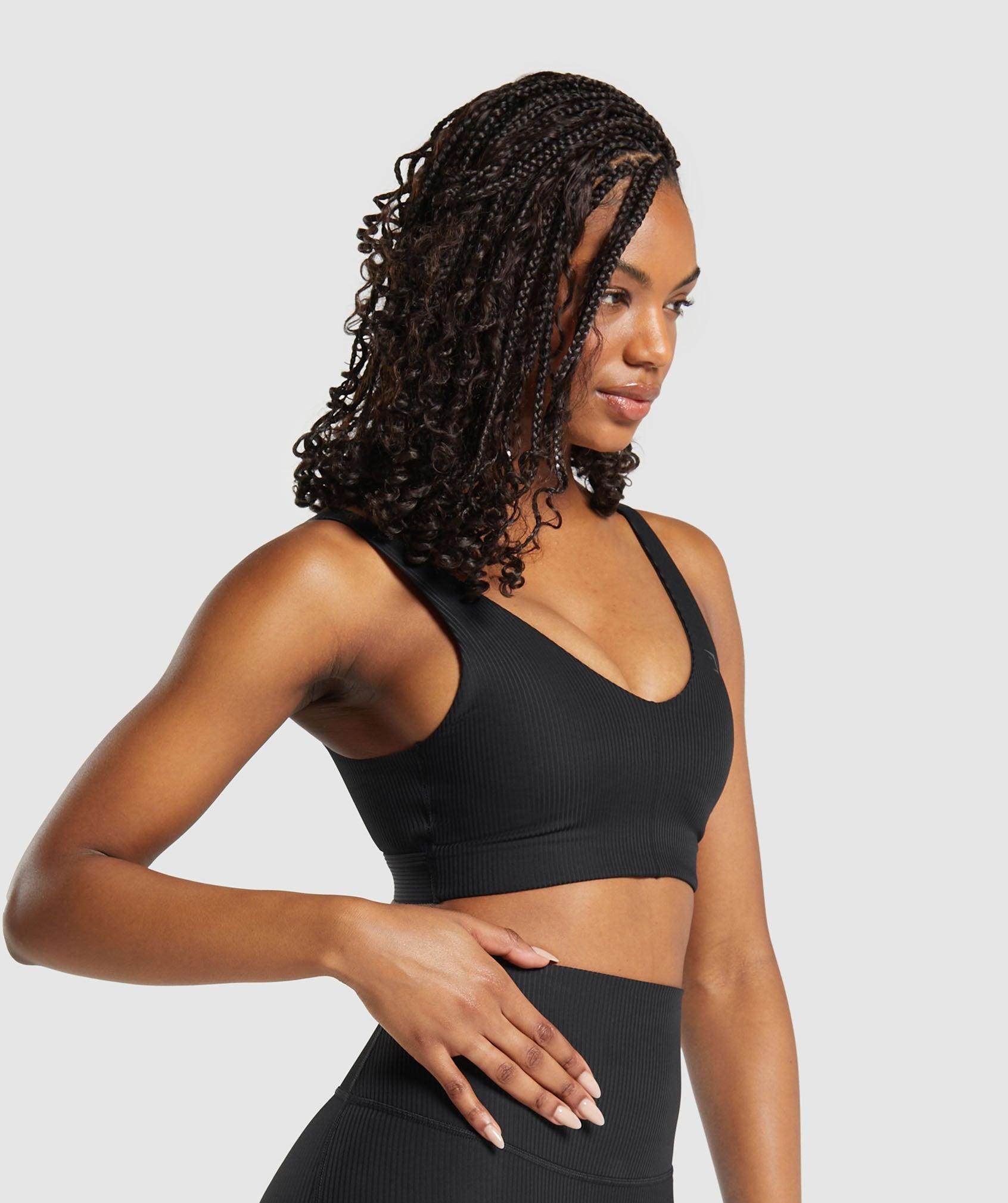 Ribbed Sports Bra Product Image