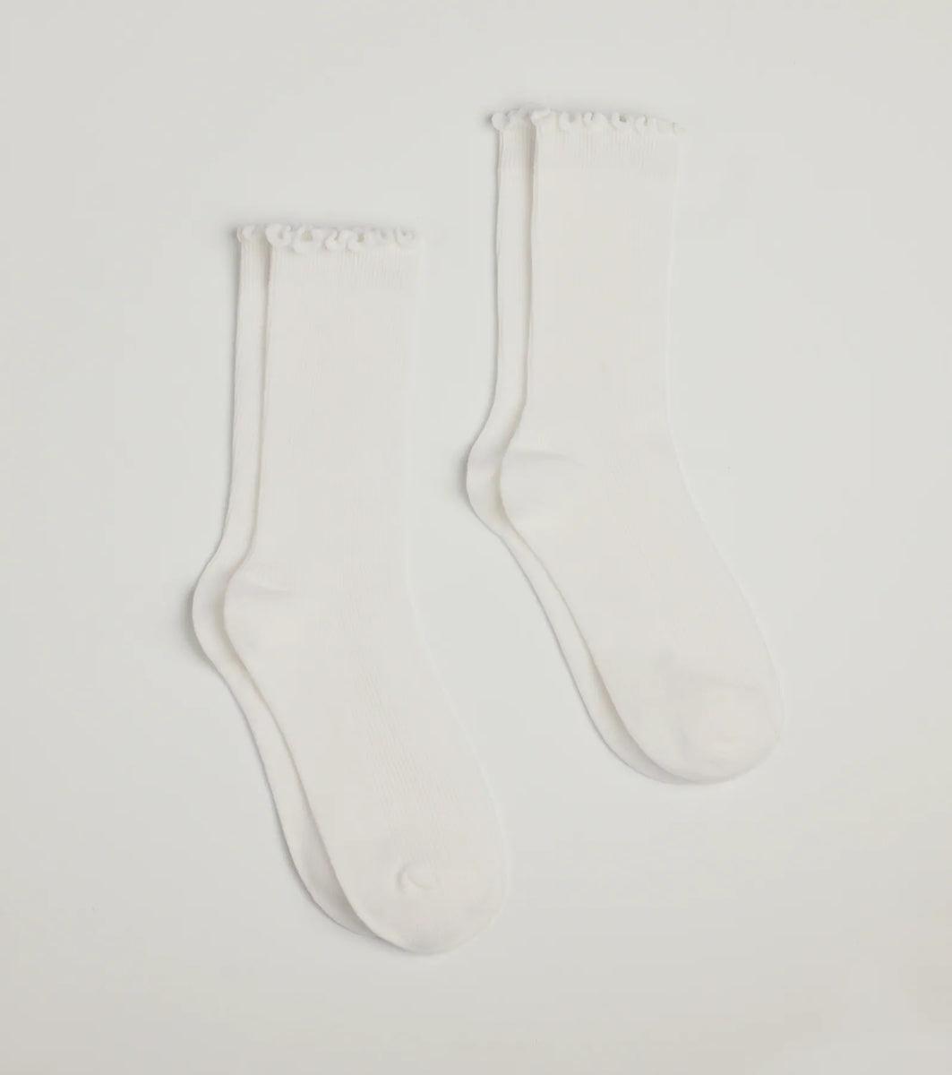 Perfect Set Two-Pack Ruffle Trim Socks Product Image