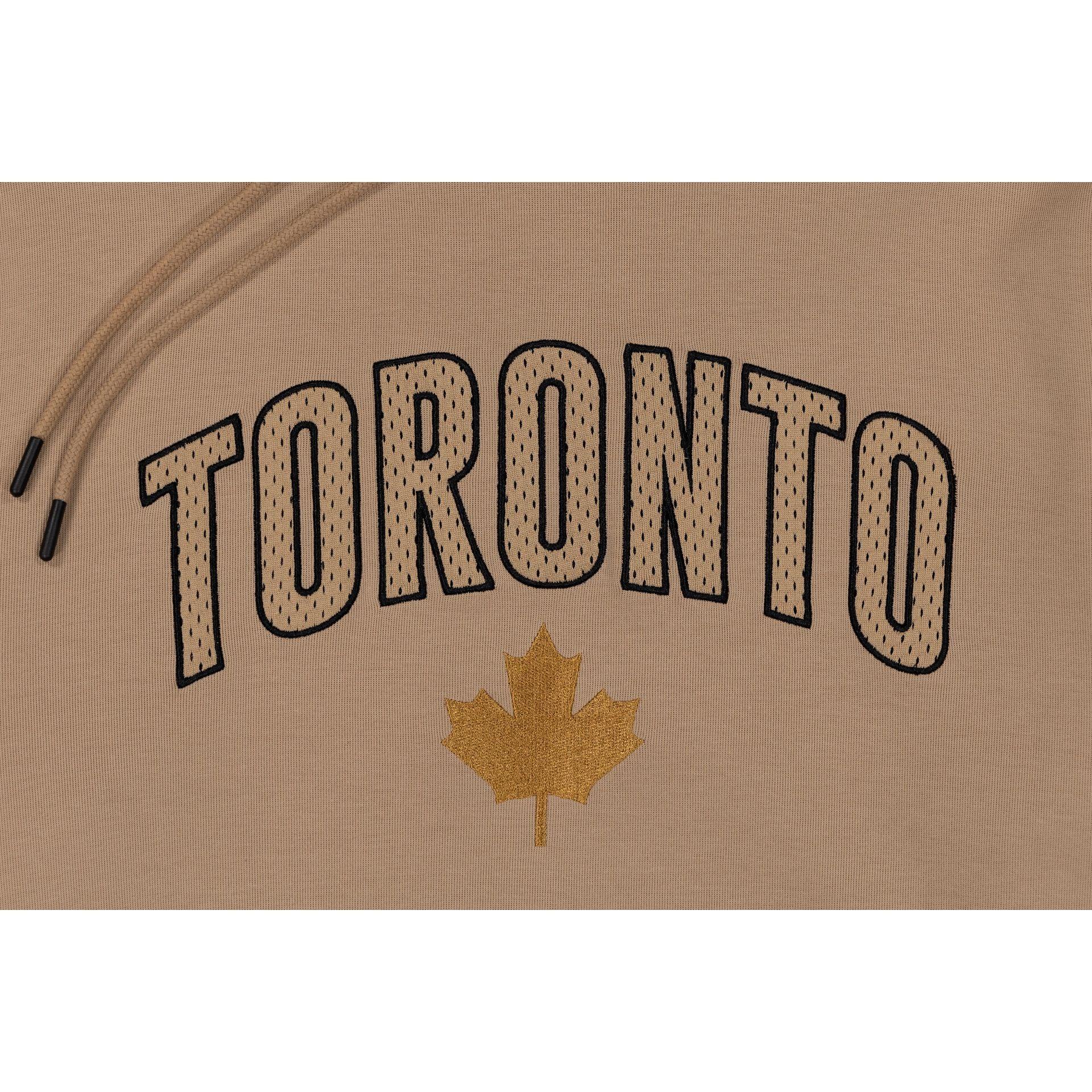 Toronto Raptors 2023 City Edition Tan Hoodie Male Product Image