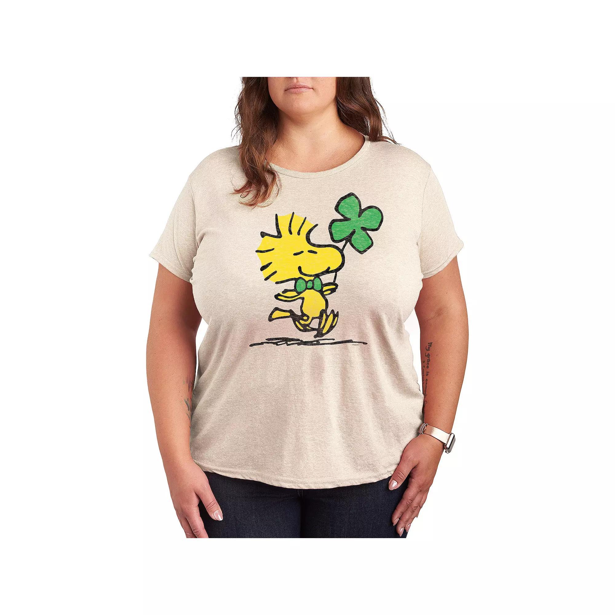 Plus Gilmore Girls Lukes Coffee Graphic Tee, Womens Heather Grey Product Image