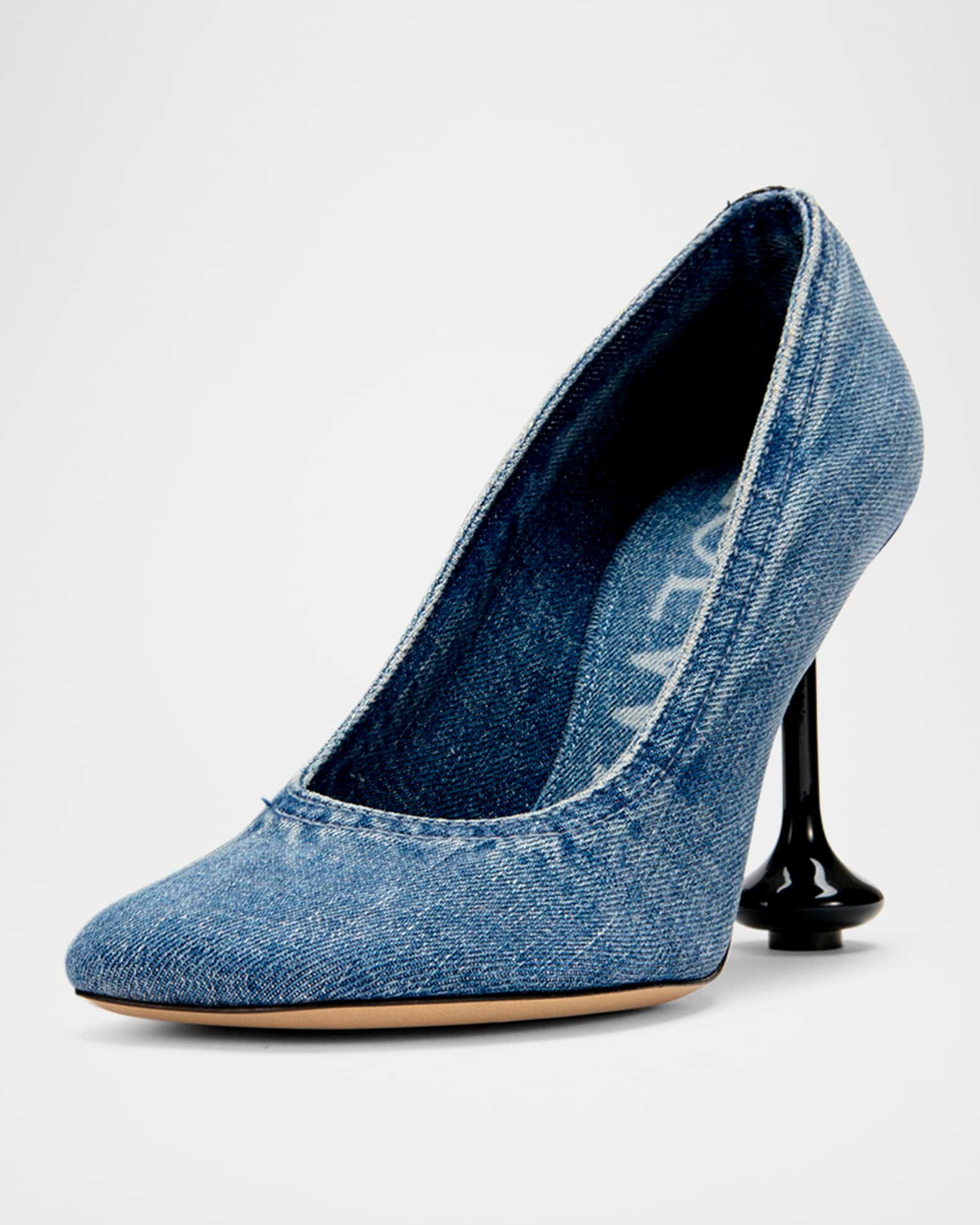 Toy Denim Drop Stiletto Pumps Product Image